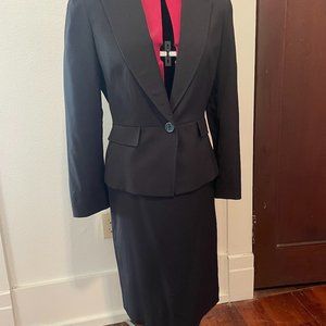 Tahari Black Skirt Suit